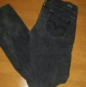 Girls size 3 medium Levis 524 "too super low"